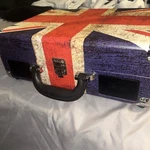 Victrola Journey Portable Record Player Turntable Union Jack No Plug. Fixed Price $52.49.