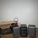 Sharp XL-MP131 5 Cd Changer/cassette/am/fm Player 170W Stereo Speakers No Remote. Fixed Price $135.00.