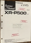 Pioneer XR-P500 Stereo Cd Cassette Original Service Repair Manual W/ Microfiche. Fixed Price $19.94.