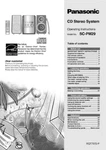 Panasonic SC-PM29 Cd Stereo System Owners Instruction Manual. Fixed Price $22.24.