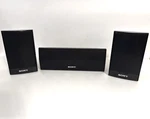 Sony Surround System Black SS-CT91, SS-TS94 Center, Right & Left Speakers. Fixed Price $34.00.