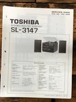 Toshiba SL-3147 Radio / Stereo Service Manual *original*. Fixed Price $14.97.