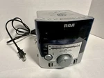 Rca Mini Silver Stereo Cd Clock Radio Player RP3753A Tested Working. Fixed Price $35.00.