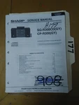 Sharp SG-R300CD CP-R300 Service Manual Original Repair Book. Fixed Price $19.98.