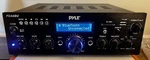 Pyle PDA6BU Compact Bluetooth Stereo Amplifier Audio Power Receiver, 200W. Fixed Price $35.00.