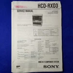 Sony HCD-RXD3 Service Manual Original Paper Oem Repair Guide Usa. Fixed Price $26.37.