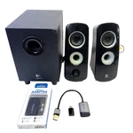 Logitech Speaker System Z323 With Subwoofer + Bluetooth Usb Audio. Fixed Price $42.29.