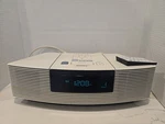 Bose Wave AWRC-1P Radio/ Cd Player Tested/ Works White With Remote. Fixed Price $149.00.
