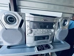 Emerson MS9700 6-CD Changer Cassette Recorder Am/fm Remote Silver Audio System. Fixed Price $92.48.