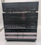 Aiwa Stereo Cassette Receiver CX-779U, Compact Disc Player DX-M779. Fixed Price $67.50.