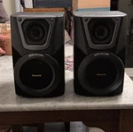 Panasonic SB-AK25 Super Woofer Bookshelf Speakers Pair, 100W, 6 Ohms, Black. Fixed Price $35.00.