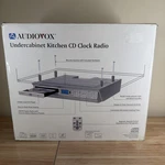 Audiovox KCD3180 Undercabinet Kitchen Clock Radio, Nib (new Box). Fixed Price $82.08.
