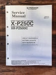 Pioneer X-P250C XR-P2500C Receiver Service Manual *original*. Fixed Price $14.97.