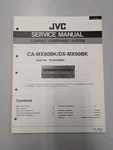 Jvc CA-MX90BK/DX-MX90BK Compact Component System Service Manual D-5220. Fixed Price $54.95.