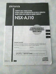 Aiwa Compact Disc Original Owner's Manual NSX-AJ10. Fixed Price $10.95.