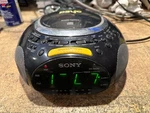Sony Psyc Radio ICF-CD832 Fm/am/cd Stereo Clock Alarm. Fixed Price $5.00.