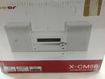 Pioneer X-CM56 Cd Bluetooth Micro Stereo System W/ Speakers Remote Tested. Fixed Price $125.00.