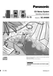 Panasonic SC-AK600 Cd Stereo System Owners Instruction Manual. Fixed Price $22.24.