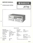 Sanyo JXT44 Stereo Music System Repair Service Manual. Fixed Price $17.99.
