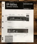 Kenwood DP-880SG Cd Player Service Manual *original*. Fixed Price $14.97.