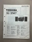 Toshiba SL-3147 Original Service Manual Free Shipping. Fixed Price $14.00.