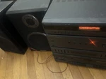 Hitachi HRD-201 Component System Tape Recorder / Graphic Eq With Two Speakers. Fixed Price $49.00.