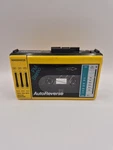 Vintage 1987 Magnavox D6643 Yellow Auto Reverse Fm Stereo Am Cassette Player Eq. Fixed Price $40.81.