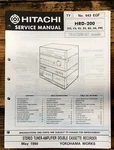 Hitachi HRD-200 Stereo Service Manual *original*. Fixed Price $14.97.