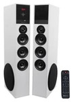 Rockville TM150W White Powered Home Theater Tower Speakers 10" Sub/blueooth/usb. Fixed Price $224.95.