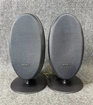 Vintage Sony SS-CCQ1 Oval Style 2-WAY Speakers For CMT-CQ1 Hi-fi Component. Fixed Price $42.00.