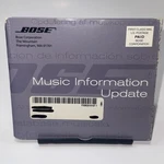 Bose Information Update Disc April 2006 Md 01.01.07 Umusic New. Fixed Price $16.39.
