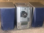 Jvc FS-V10 Compact Shelf Stereo System Cd Tape Am/fm Radio Vintage Mini Hi-fi. Fixed Price $110.00.