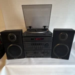 Vtg Hitachi D-2300M Compact Stereo Record Player Cassette Am/fm Equalizer Works. Fixed Price $300.00.