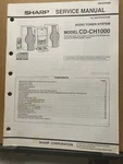 Original Service Manual For The Sharp CD-CH1000 Tower Component Stereo System. Fixed Price $11.98.