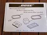 Bose Wave Connect Kit For Ipod 315527-0040 W/remote Acoustic New. Fixed Price $44.95.