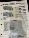 Sharp CD-C2600 CD-C2610 CP-C2610 Repair & Service Manual *original**. Fixed Price $22.99.