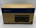 Denon RCD-M41 Micro Hifi Receiver Stereo System Bundle Black Remote Euc. Fixed Price $349.95.