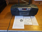Audiophase CD-188E Portable Compact Disc Stereo Radio Cassette Recorder Tested. Fixed Price $26.99.
