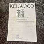 Kenwood XD-750 XD-700 XD-550 XD-500 Compact Hi-fi System Owners Manual. Fixed Price $9.00.
