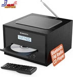 Home Stereo System With Cd Player Bluetooth & Radio 40W Fm Solid Wood Buil. Fixed Price $159.81.