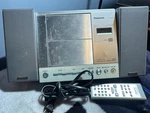 Panasonic SA-EN26 Stereo System Cd Am/fm Radio Aux W/ Speakers, And Remote. Fixed Price $50.00.