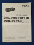 Teac W-370 W-375C W-350 W-355 W-310C Mkii W-300 Cassette Service Manual. Fixed Price $13.48.