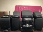 Sharp Stereo CD-C3400(CD/CASSETTE/RADIO 1)6 Speakers Test Working. Fixed Price $188.00.