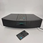 Bose AWR1-1W Wave Radio Audio System Black With Remote Tested Working. Fixed Price $69.99.