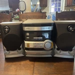 Magnavox MAS-80 Mini Hi-fi Stereo System 3 Disc Cd Player Tested No Remote. Fixed Price $79.99.