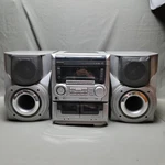Aiwa 3 Cd Player Cassette Tape Radio Stereo System CX-NA555U Tested. Fixed Price $120.00.