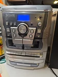 Encore Technology Stereo 3 Cd Speed Turntable With Radio And Double Cassette. Fixed Price $59.99.