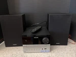 Philips Micro Music System M3205 Black Bluetooth MP3 Usb Am/fm Tested W/ Remote. Fixed Price $79.99.