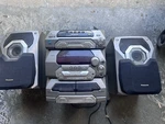 Panasonic SA-AK27 5 Cd Changer Dual Casette Tape With Speakers , Remote. Tested. Fixed Price $249.99.