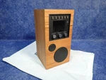 New Como Audio Amico Amtba Portable Wireless Smart Speaker System Teak/black. Fixed Price $129.99.